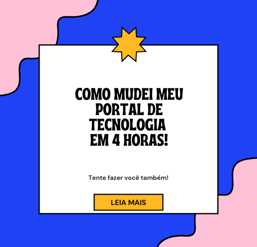 Como mudei meu site pessoal em 4 horas