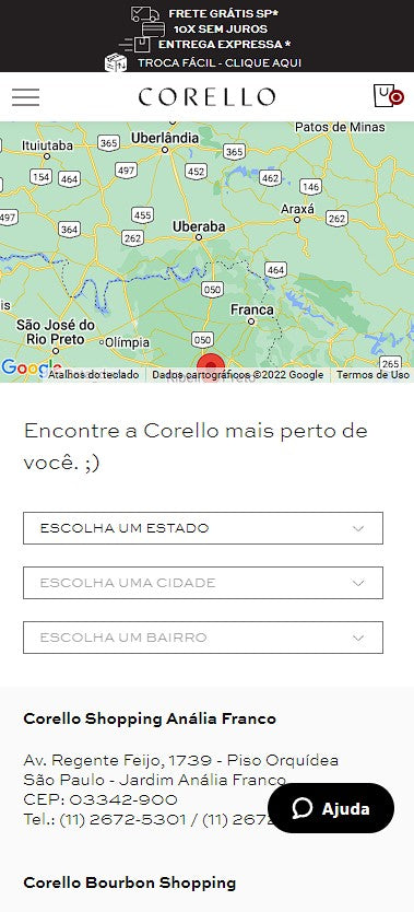 Localizador de lojas | Store locator