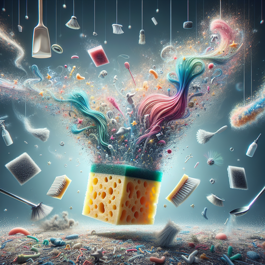 Esponjas de Limpeza 'Mágicas' Liberam Trilhões de Fibras de Microplástico
