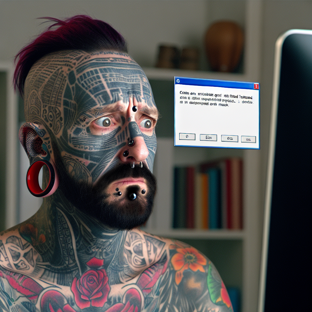 O Homem Mais Tatuado da Grã-Bretanha e Seus Desafios com Sistemas de Verificação de Idade