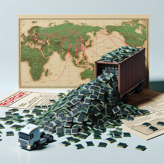 Um Bilhão de Dólares em Chips da Nvidia: O Mistério do Transporte Perdido