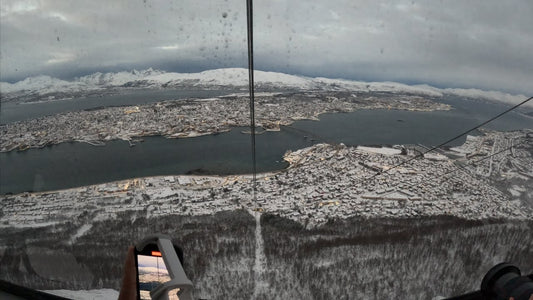 Subimos a montanha mais alta de Tromso - Utkikkspunkt