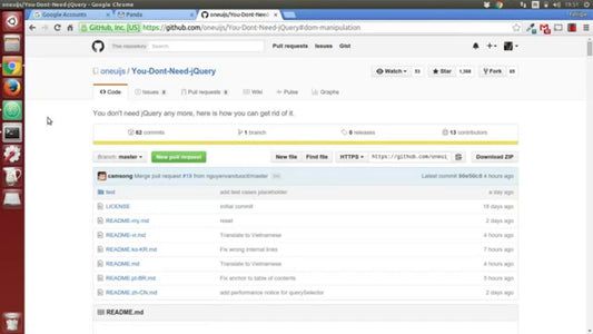 Você Não Precisa de jQuery - Git Nights - JS